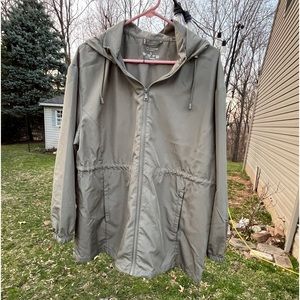 Primark Sage Windbreaker Jacket Size Large